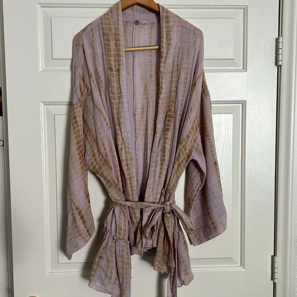 Free people one Sasha tie dye kimono - Picture 8 of 12